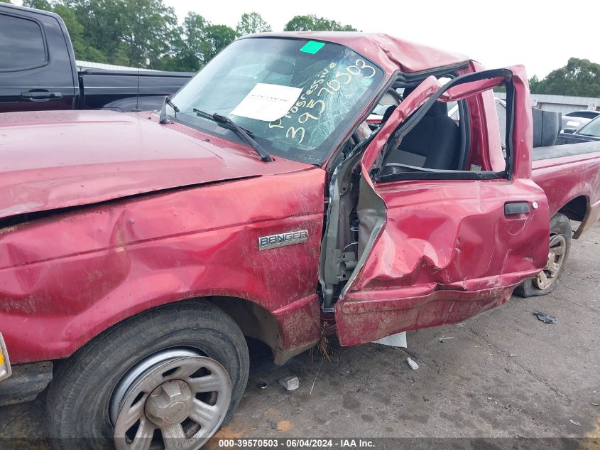 2007 Ford Ranger Stx/Xl/Xlt VIN: 1FTYR10D17PA58315 Lot: 39570503