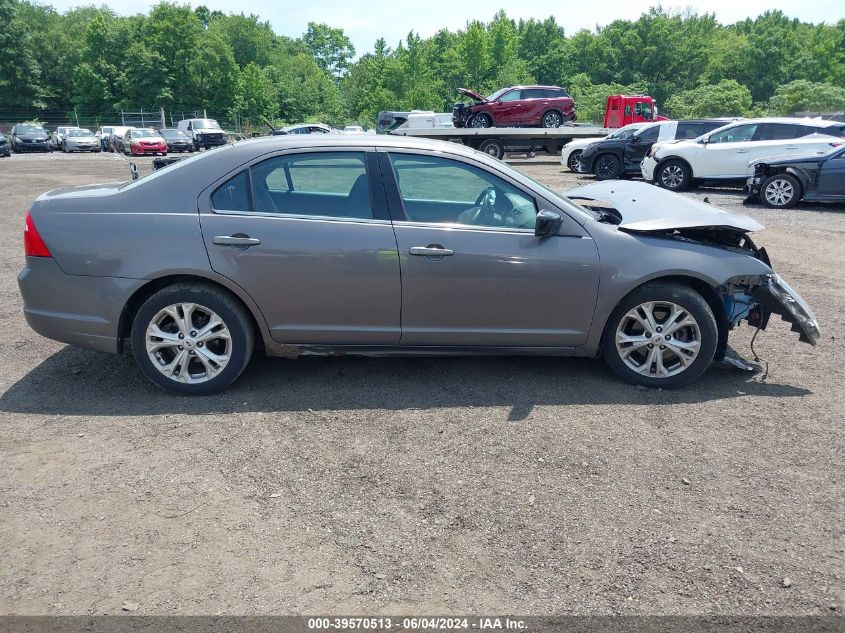 2012 Ford Fusion Se VIN: 3FAHP0HG0CR261266 Lot: 39570513