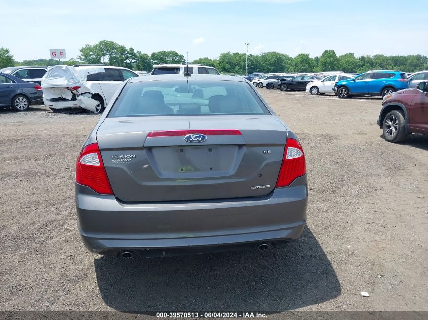 2012 Ford Fusion Se VIN: 3FAHP0HG0CR261266 Lot: 39570513