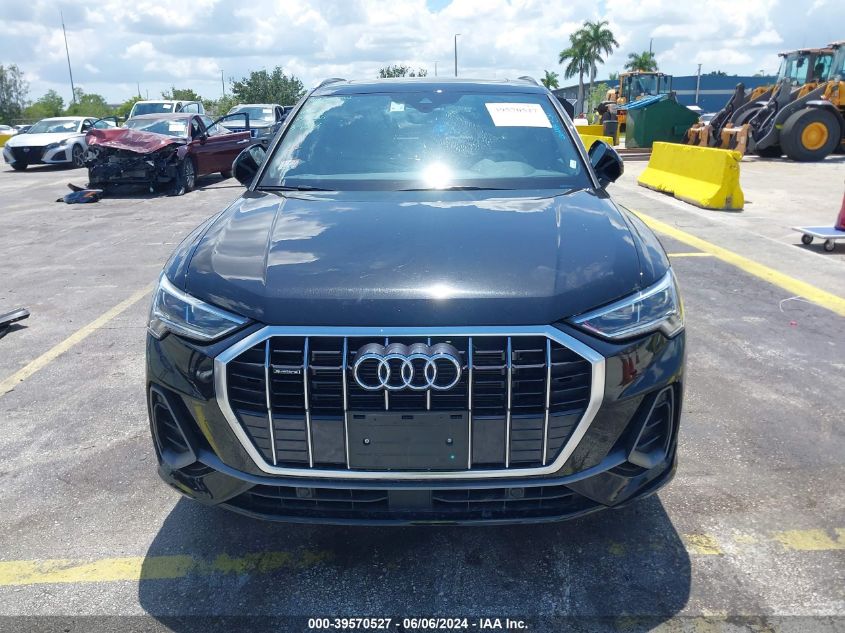 2023 Audi Q3 Premium 45 Tfsi S Line Quattro Tiptronic VIN: WA1DECF32P1124744 Lot: 39570527