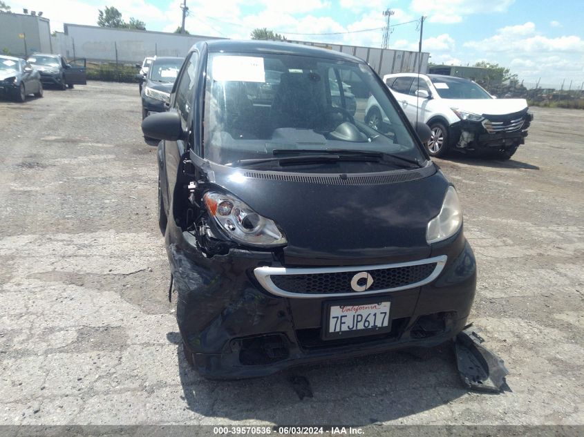 2014 Smart Fortwo Passion/Pure VIN: WMEEJ3BA6EK769609 Lot: 39570536