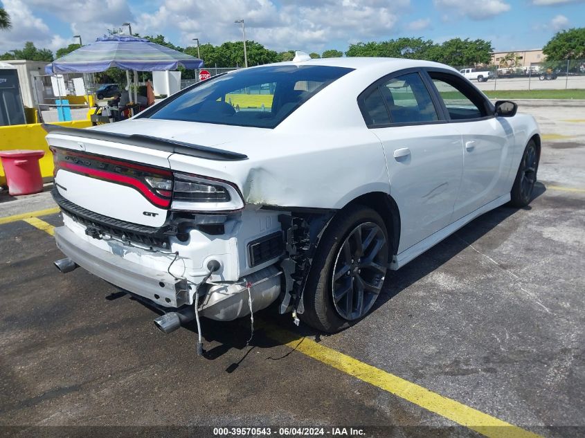 2023 Dodge Charger Gt VIN: 2C3CDXHG2PH606776 Lot: 39570543