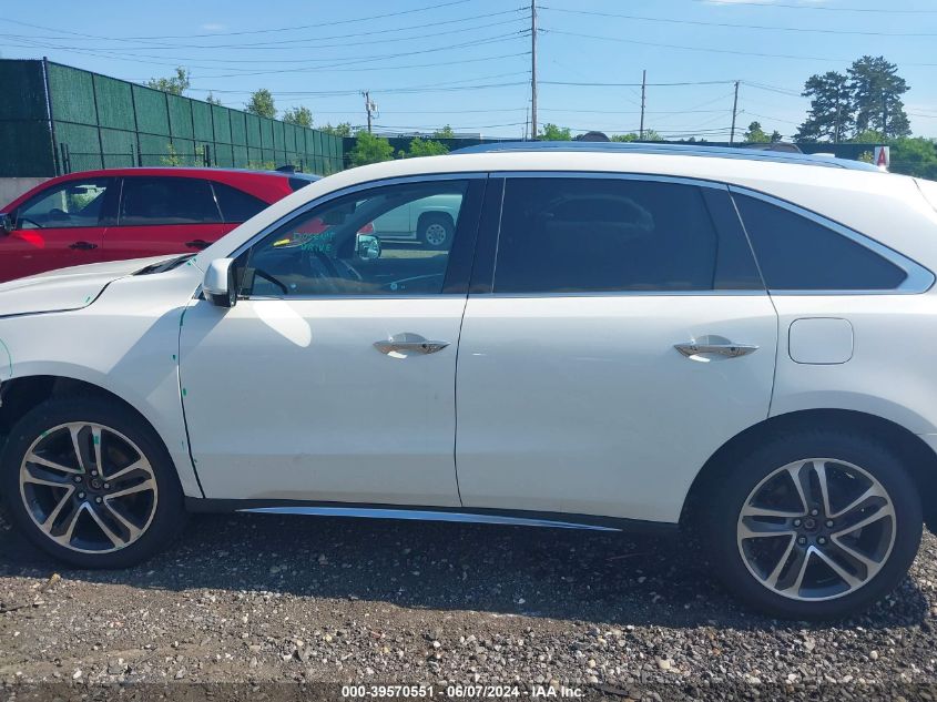 2017 Acura Mdx Advance Package VIN: 5FRYD4H84HB010731 Lot: 39570551