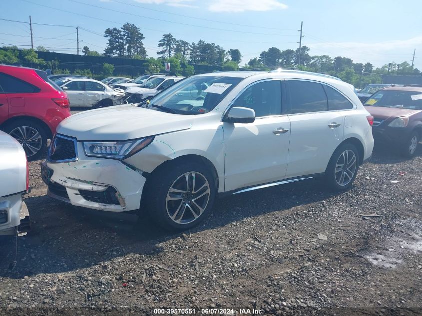 2017 Acura Mdx Advance Package VIN: 5FRYD4H84HB010731 Lot: 39570551