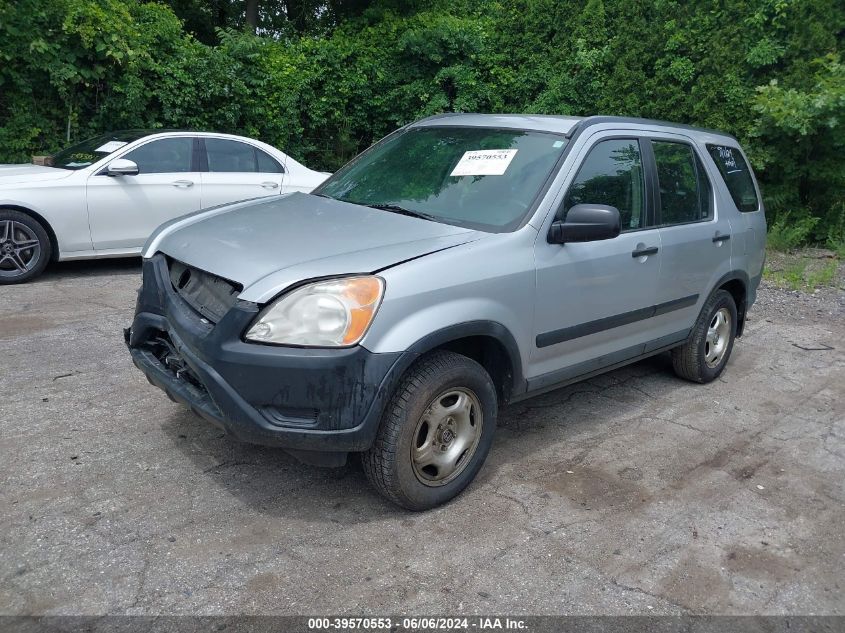 2003 Honda Cr-V Lx VIN: SHSRD78443U142104 Lot: 39570553