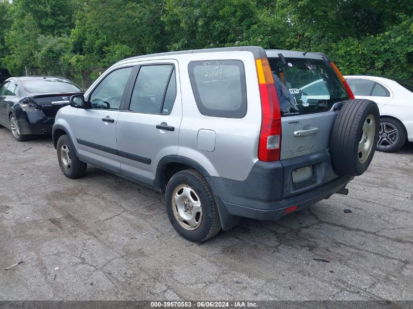 2003 Honda Cr-V Lx VIN: SHSRD78443U142104 Lot: 39570553