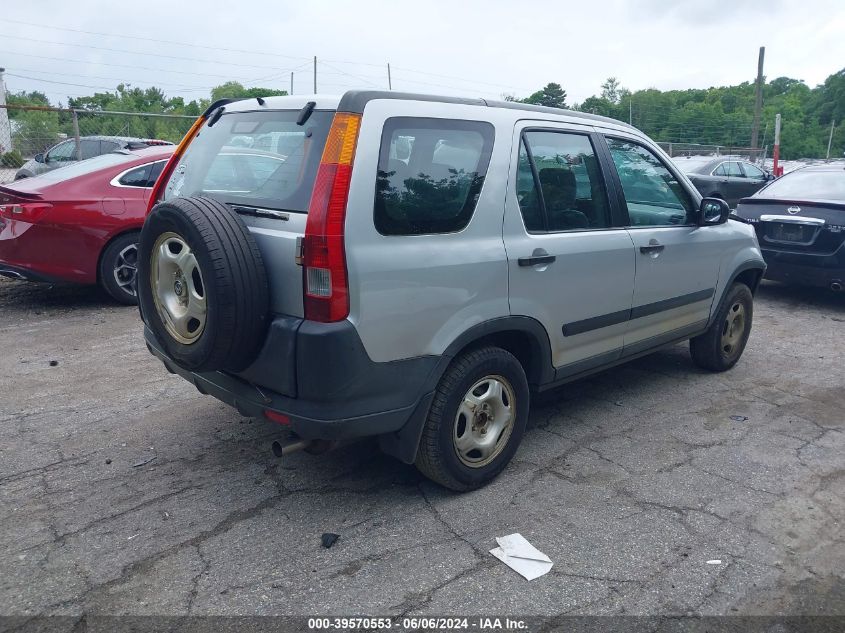 2003 Honda Cr-V Lx VIN: SHSRD78443U142104 Lot: 39570553