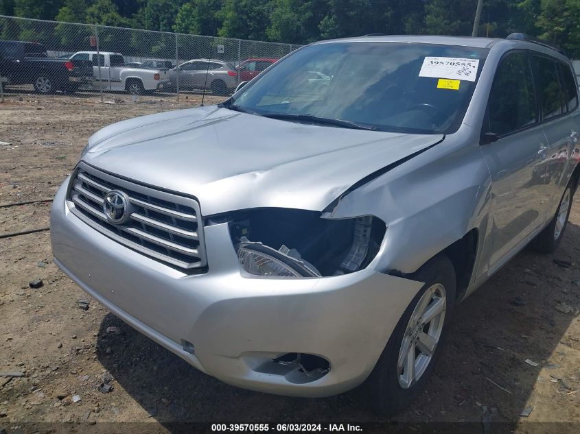 2009 Toyota Highlander VIN: JTEDS41A392082801 Lot: 39570555