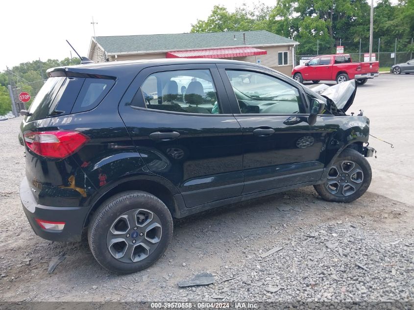 2022 Ford Ecosport S VIN: MAJ6S3FL3NC474835 Lot: 39570558
