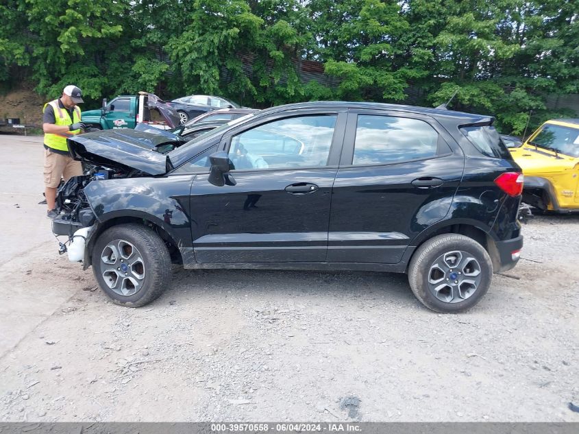 2022 Ford Ecosport S VIN: MAJ6S3FL3NC474835 Lot: 39570558