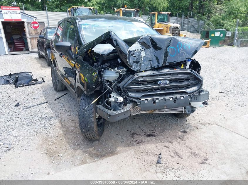 2022 Ford Ecosport S VIN: MAJ6S3FL3NC474835 Lot: 39570558