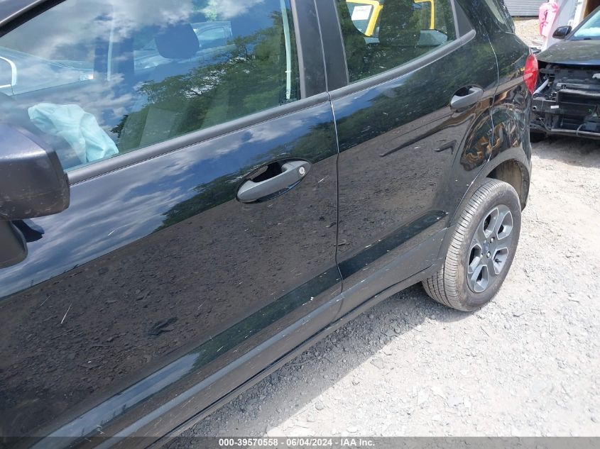 2022 Ford Ecosport S VIN: MAJ6S3FL3NC474835 Lot: 39570558