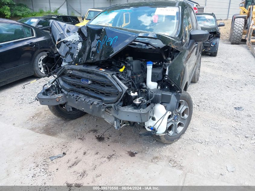 2022 Ford Ecosport S VIN: MAJ6S3FL3NC474835 Lot: 39570558