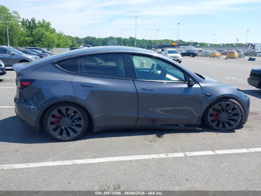 2023 Tesla Model Y VIN: 7SAYGDEF7PF906650 Lot: 39570566