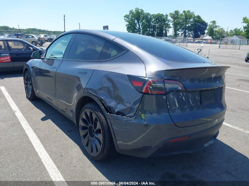 2023 TESLA MODEL Y AWD/PERFORMANCE DUAL MOTOR ALL-WHEEL DRIVE - 7SAYGDEF7PF906650