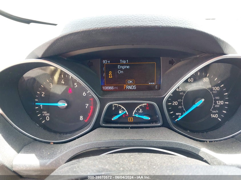 2017 Ford Escape S VIN: 1FMCU0F74HUB35858 Lot: 39570572