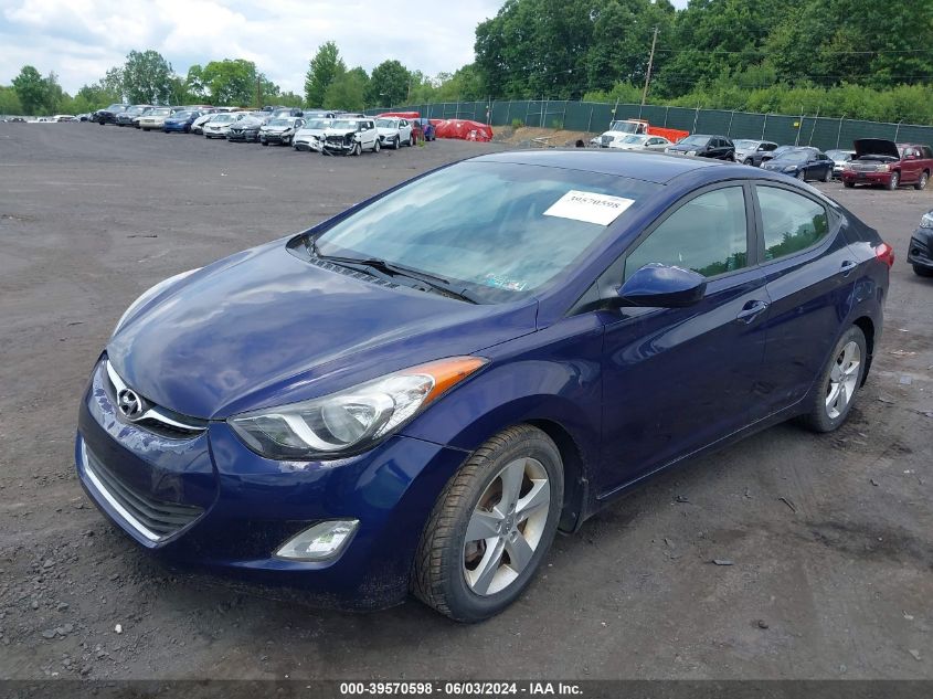 2013 Hyundai Elantra Gls VIN: 5NPDH4AE4DH322709 Lot: 39570598