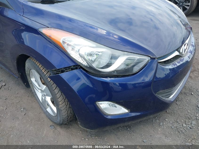 2013 Hyundai Elantra Gls VIN: 5NPDH4AE4DH322709 Lot: 39570598