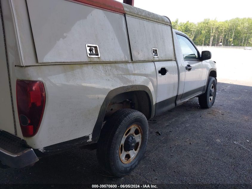 2012 Chevrolet Colorado Work Truck VIN: 1GBGTBFE2C8130800 Lot: 39570600