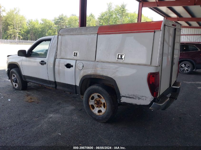 2012 Chevrolet Colorado Work Truck VIN: 1GBGTBFE2C8130800 Lot: 39570600