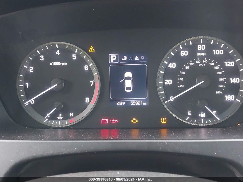 2017 Hyundai Sonata VIN: 5NPE24AF3HH493410 Lot: 39570610