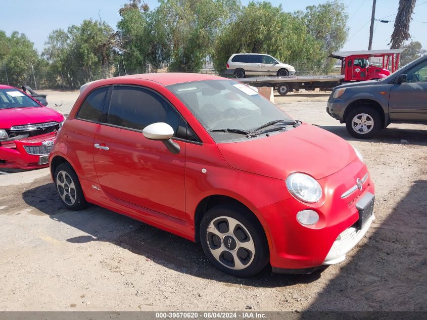 2014 Fiat 500E Battery Electric VIN: 3C3CFFGE3ET266790 Lot: 39570620