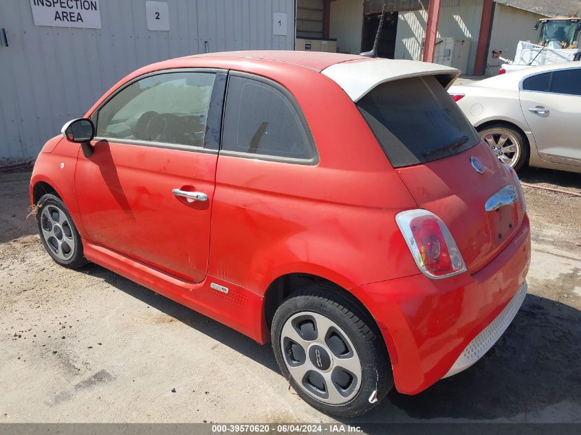 2014 Fiat 500E Battery Electric VIN: 3C3CFFGE3ET266790 Lot: 39570620