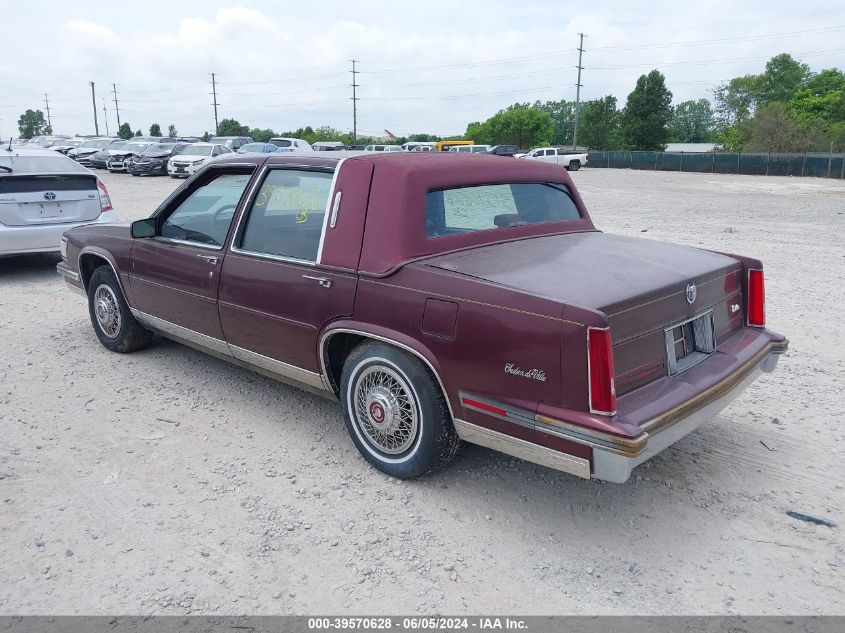 1987 Cadillac Deville VIN: 1G6CD5189H4227231 Lot: 39570628