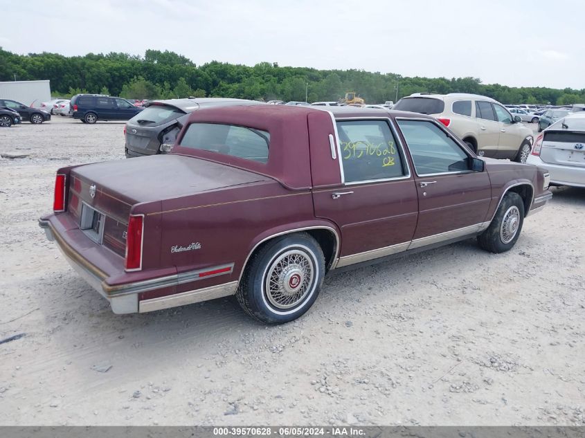 1987 Cadillac Deville VIN: 1G6CD5189H4227231 Lot: 39570628