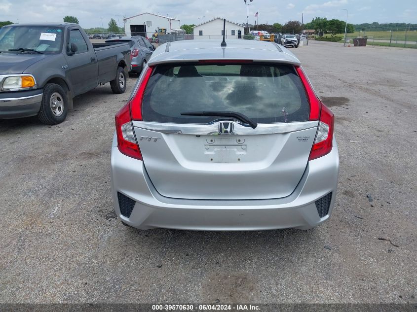 2016 Honda Fit Ex VIN: JHMGK5H70GX001267 Lot: 39570630