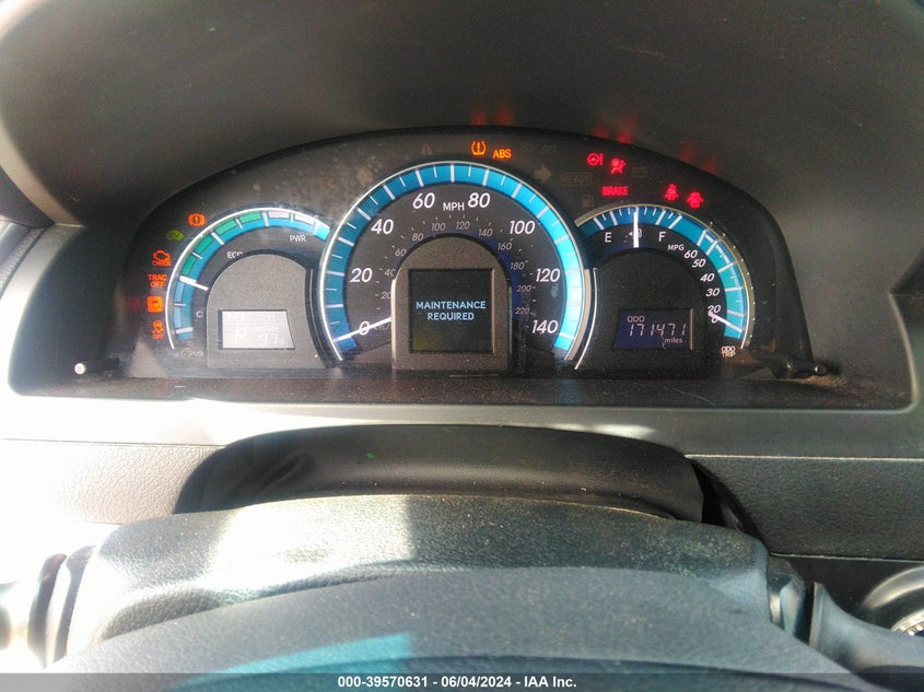 2012 Toyota Camry Hybrid Le VIN: 4T1BD1FK1CU028877 Lot: 39570631