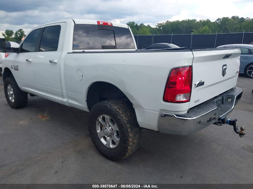 2016 Ram 2500 Big Horn VIN: 3C6UR5DL9GG298974 Lot: 39570647