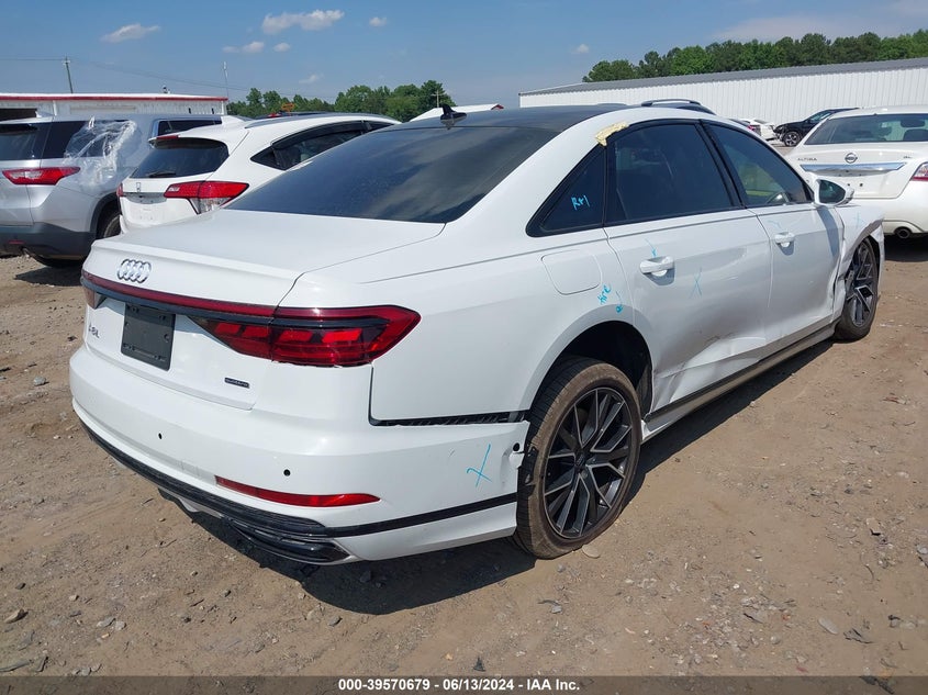 2020 Audi A8 L 60 Tfsi Quattro Tiptronic VIN: WAU8EAF85LN012169 Lot: 39570679