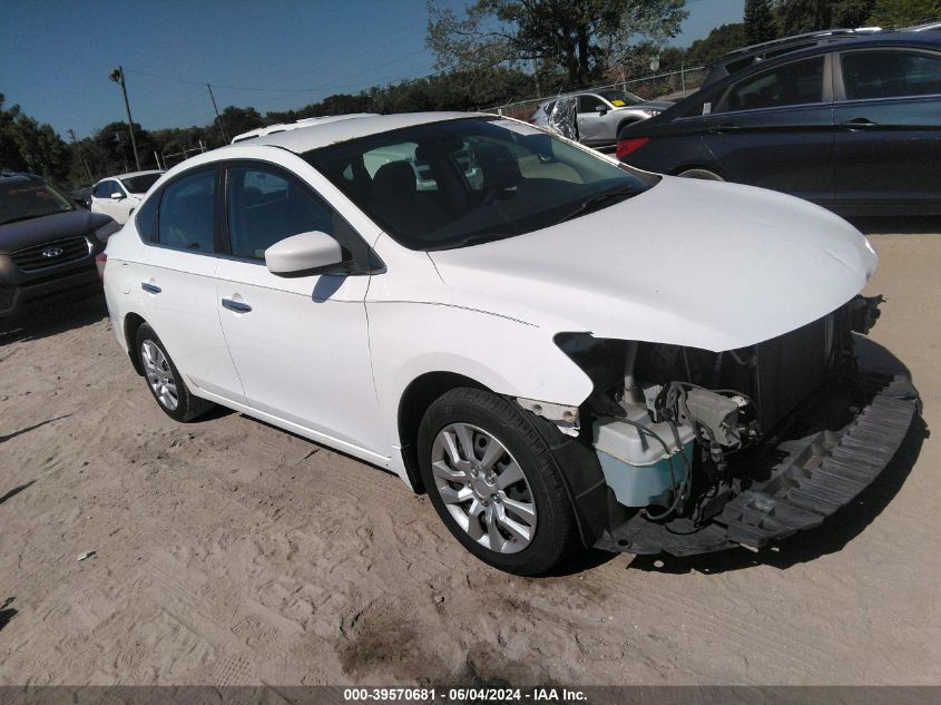 2015 Nissan Sentra S VIN: 3N1AB7AP3FY297835 Lot: 39570681