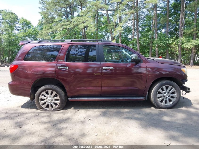 2008 Toyota Sequoia Platinum 5.7L V8 VIN: 5TDBY67AX8S019697 Lot: 39570686