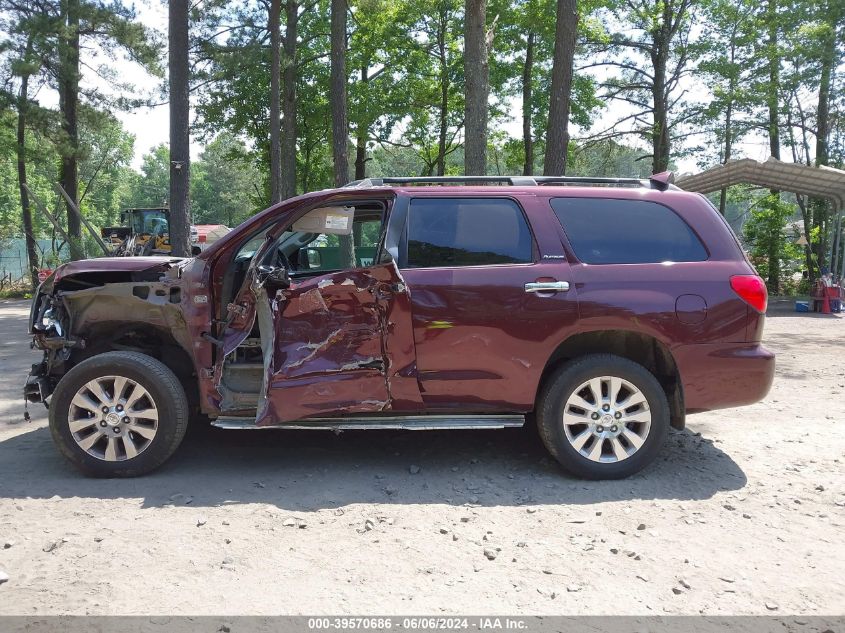 2008 Toyota Sequoia Platinum 5.7L V8 VIN: 5TDBY67AX8S019697 Lot: 39570686