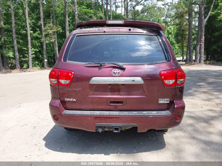 2008 Toyota Sequoia Platinum 5.7L V8 VIN: 5TDBY67AX8S019697 Lot: 39570686