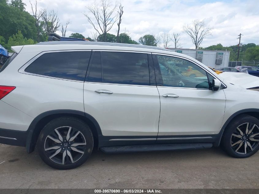 2019 Honda Pilot Touring VIN: 5FNYF6H9XKB019022 Lot: 39570690