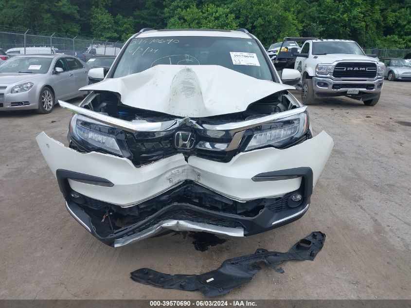 2019 Honda Pilot Touring VIN: 5FNYF6H9XKB019022 Lot: 39570690