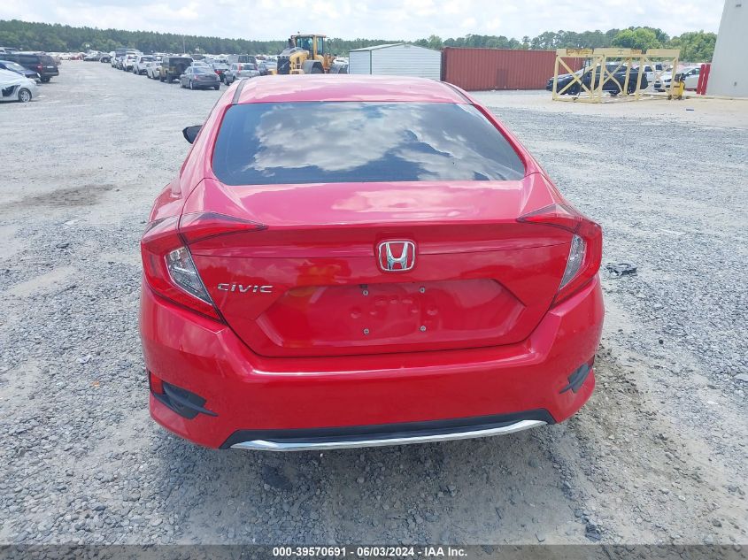 2020 Honda Civic Lx VIN: 2HGFC2F68LH550525 Lot: 39570691