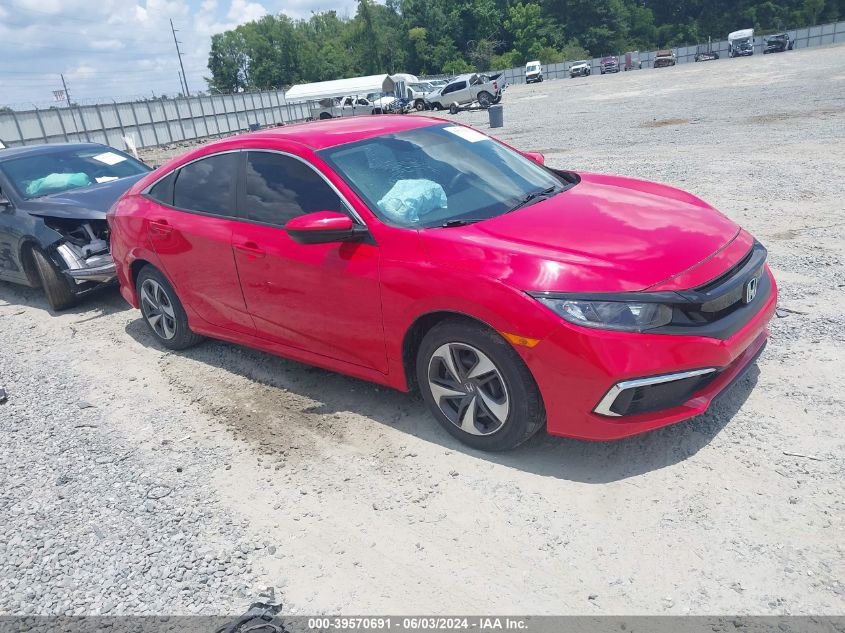 2020 Honda Civic Lx VIN: 2HGFC2F68LH550525 Lot: 39570691