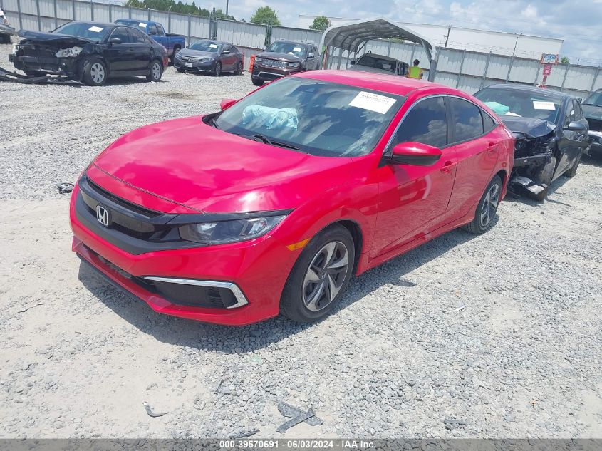 2020 Honda Civic Lx VIN: 2HGFC2F68LH550525 Lot: 39570691