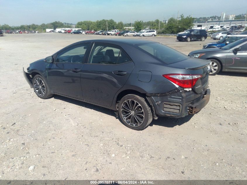 2015 Toyota Corolla S Plus VIN: 2T1BURHE3FC255936 Lot: 39570711