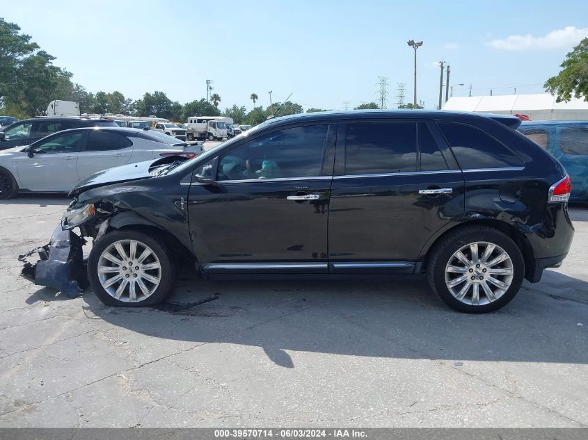 2013 Lincoln Mkx VIN: 2LMDJ6JK9DBL26000 Lot: 39570714