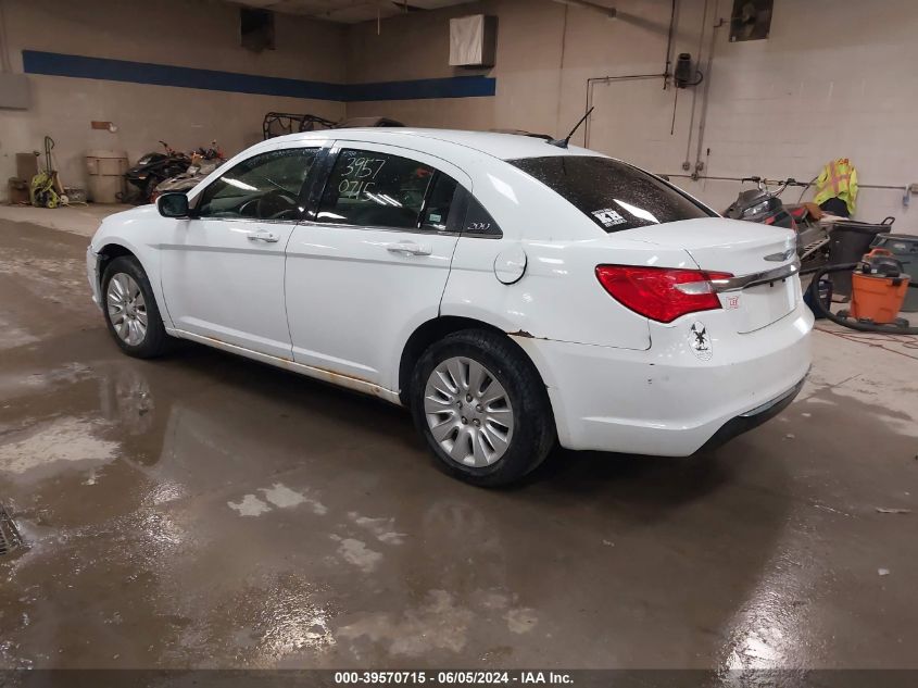 2012 Chrysler 200 Lx VIN: 1C3CCBAB6CN292717 Lot: 39570715