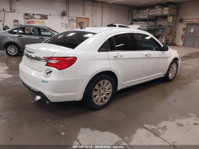 2012 Chrysler 200 Lx VIN: 1C3CCBAB6CN292717 Lot: 39570715