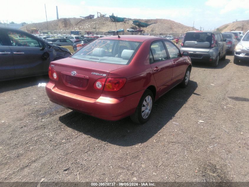 2004 Toyota Corolla Le VIN: 2T1BR32E54C308009 Lot: 39570737