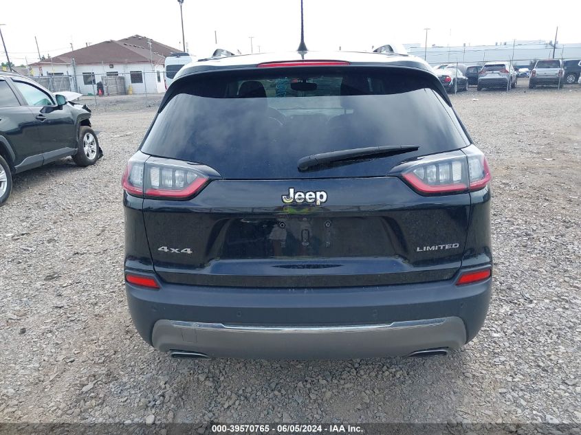 2019 Jeep Cherokee Limited 4X4 VIN: 1C4PJMDX0KD244723 Lot: 39570765