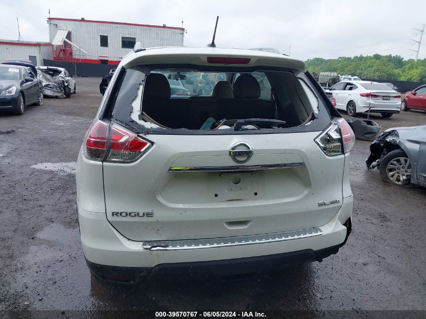 2016 Nissan Rogue Sl VIN: 5N1AT2MVXGC783135 Lot: 39570767