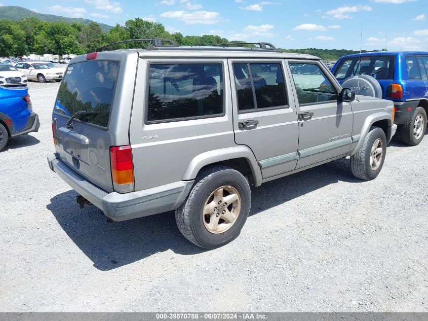 2000 Jeep Cherokee Sport VIN: 1J4FF48S6YL256086 Lot: 39570788